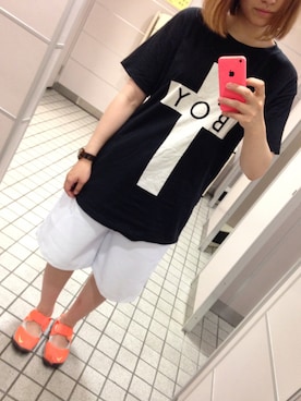 「定番」｜「アイテム（腕時計）」を使った、m o e○▲□さん（レディース・161cm）の夏コーディネート