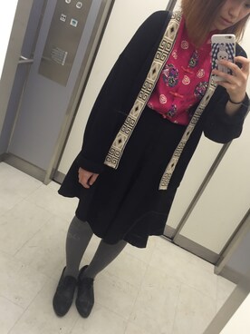 「ハロウィン」｜「アイテム（ブーティ）」を使った、m o e○▲□さん（レディース・161cm）の秋コーディネート