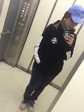 m o e○▲□さん（レディース・161cm）の冬コーディネート