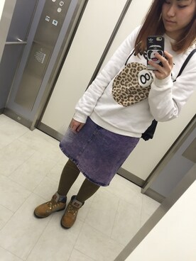「used mix」｜「アイテム（その他シューズ）」を使った、m o e○▲□さん（レディース・161cm）の春コーディネート
