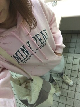 m o e○▲□さん（レディース・161cm）の春コーディネート