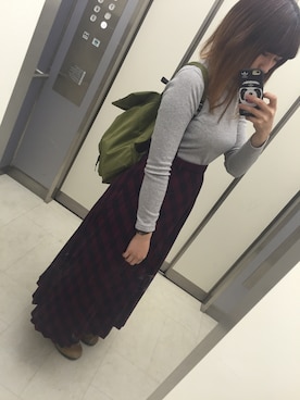 m o e○▲□さん（レディース・161cm）の春コーディネート