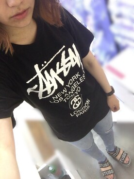 「ボーイッシュ、夏コーデ」｜「アイテム（その他）」を使った、m o e○▲□さん（レディース・161cm）の夏コーディネート