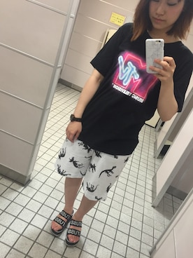m o e○▲□さん（レディース・161cm）の夏コーディネート