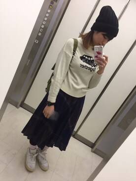 m o e○▲□さん（レディース・161cm）の秋コーディネート