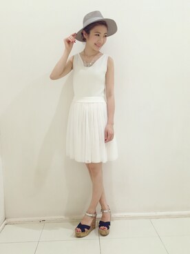 山田ゆかさん(レディース・160cm)の春コーディネート