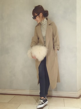 山田ゆかさん（レディース・160cm）の秋コーディネート