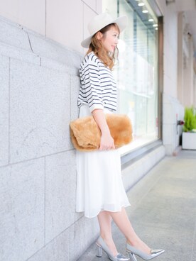 山田ゆかさん（レディース・160cm）の冬コーディネート