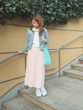 山田ゆかさん（レディース・160cm）の春コーディネート