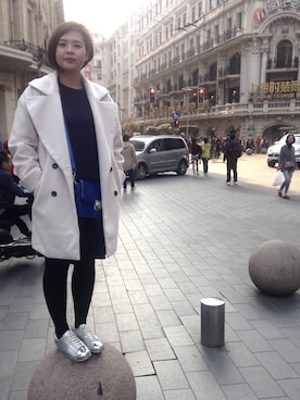 「Marc by Marc Jacobs（マークバイマークジェイコブス）のアイテム（メッセンジャーバッグ）」を使った、samsamさん（レディース・163cm）の春コーディネート