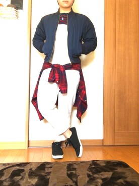 「フェリシモ（フェリシモ）のアイテム（サロペット/オーバーオール）」を使った、meさん（レディース・153cm）の春コーディネート