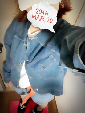 「FREIKNOCK（ フライノック）のアイテム」を使った、yummさん（レディース・151cm）の春コーディネート