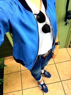 「LIP（リップ）のアイテム」を使った、funatsunさん（レディース・148cm）の夏コーディネート