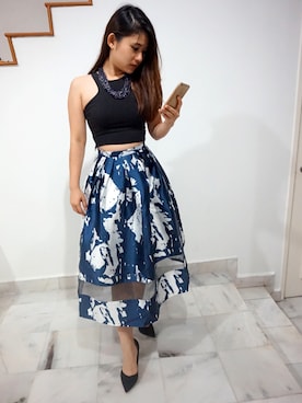 「MDS（エムディーエス）のアイテム」を使った、Theresa Mau さん（レディース・155cm）の秋コーディネート