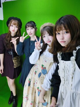 「BUBBLES（バブルス）のアイテム（帽子）」を使った、youcaixixiさん（レディース・164cm）の秋コーディネート