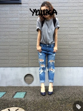 「choosy chu（チュージーチュー）のアイテム」を使った、yukahiroさん（レディース・160cm）の夏コーディネート