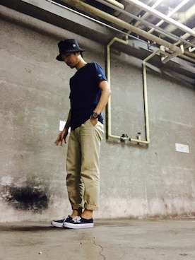 高野和也さん（メンズ・174cm）の夏コーディネート