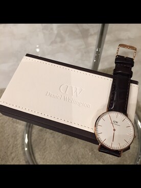 「Daniel Wellington」｜Acaliorgさん（レディース・162cm）の冬コーディネート