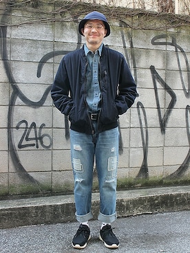 GapJapan_Menさん（メンズ・175cm）の春コーディネート
