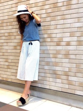 azu329さん（レディース・165cm）の夏コーディネート