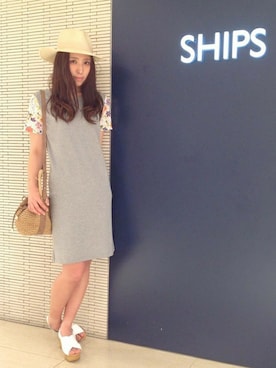 「Khaju（カージュ）のアイテム」を使った、小室さん（レディース・162cm）の春コーディネート