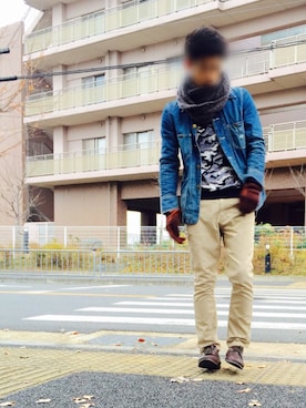 D-iroさん（メンズ・175cm）の冬コーディネート