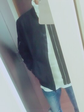 「RAGEBLUE（レイジブルー）の＜トレンドのロング丈＞ワッフルロングカットソー/733404（Tシャツ/カットソー）」を使った、sさん（メンズ・170cm）の秋コーディネート