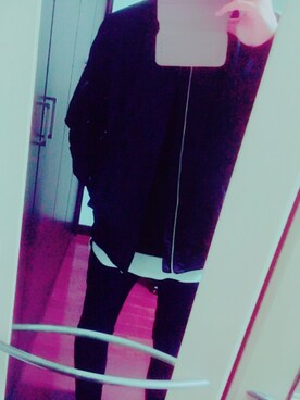 「RAGEBLUE（レイジブルー）の＜トレンドのロング丈＞ワッフルロングカットソー/733404（Tシャツ/カットソー）」を使った、sさん（メンズ・170cm）の秋コーディネート