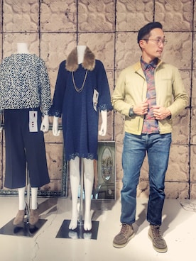 「アイテム（レッグウェア）」を使った、Leeさん（メンズ・174cm・30代）の秋コーディネート