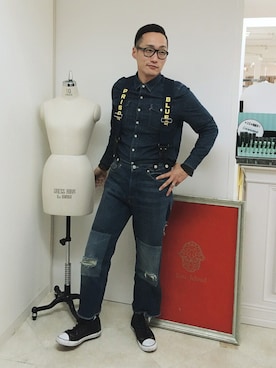 「Levi's」｜Leeさん（メンズ・174cm）の冬コーディネート