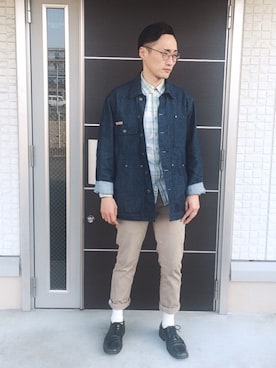 「GIORGIO ARMANI（ジョルジオアルマーニ）のアイテム」を使った、Leeさん（メンズ・174cm）の春コーディネート