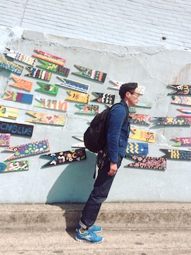 「ＧＷ」｜「アイテム（ジャケット/アウター）」を使った、Leeさん（メンズ・174cm）の春コーディネート