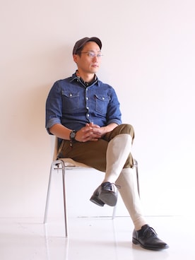 「Levi's」｜Leeさん（メンズ・174cm）の夏コーディネート