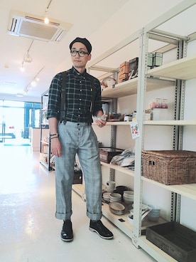 「TOM FORD（トム フォード）のアイテム」を使った、Leeさん（メンズ・174cm）の夏コーディネート