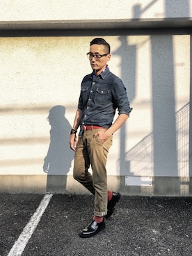 「リーバイス」｜Leeさん（メンズ・174cm）の夏コーディネート