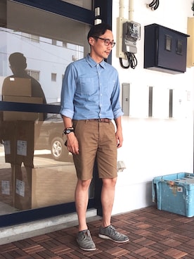 「リーバイス」｜Leeさん（メンズ・174cm）の夏コーディネート