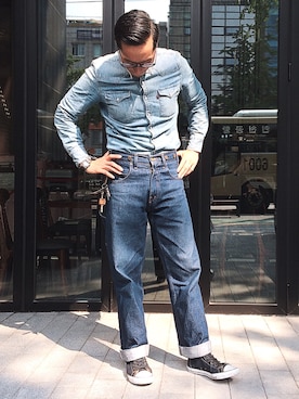 「Levi's」｜Leeさん（メンズ・174cm）の秋コーディネート