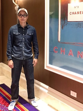 「リーバイス」｜Leeさん（メンズ・174cm）の秋コーディネート