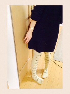 「シアタープロダクツ(THEATRE PRODUCTS)」｜「アイテム（アナログ腕時計）」を使った、みほさん（レディース・154cm）の冬コーディネート