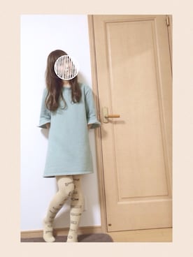 「KIKKA THE DIARY OF（キッカ　ザ　ダイアリー　オブ）のアイテム（ワンピース/ドレス）」を使った、みほさん（レディース・154cm）の冬コーディネート