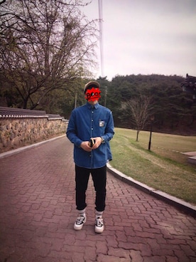 「Beyond Closet（-）のアイテム」を使った、HiJさん（メンズ・175cm）の春コーディネート