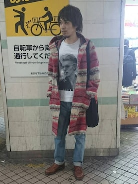 「TOPMAN（トップマン）のアイテム（スウェット）」を使った、DJDagobahさん（メンズ・174cm）の春コーディネート