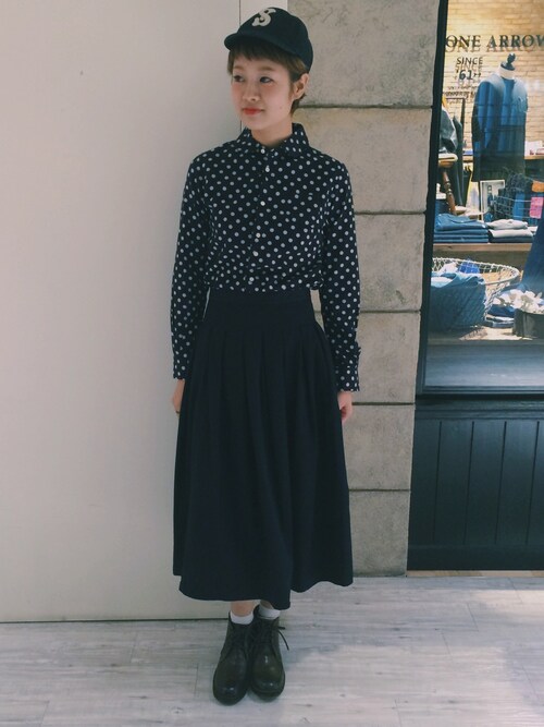 ヤマシタ アヤネ（SIXTY ONE ARROW グランフロント大阪店）｜GRANDMA MAMA DAUGHTERのスカートを使った