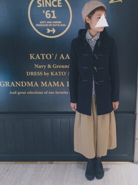 「アイテム（バングル/リストバンド）」を使った、ヤマシタ アヤネさん（レディース・169cm・20代）の秋コーディネート
