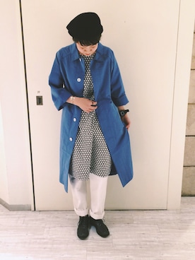 「アイテム（バングル/リストバンド）」を使った、ヤマシタ アヤネさん（レディース・169cm・20代）の冬コーディネート