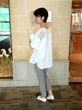 FRAMeWORK新宿ルミネ　Sizuさん（レディース・156cm）の春コーディネート