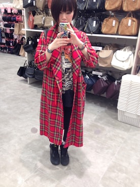 「And A（アンドエー）のアイテム（ブレスレット）」を使った、CHIHOOOOさん（レディース・164cm）の秋コーディネート