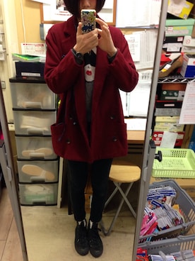 「職場」｜CHIHOOOOさん（レディース・164cm）の冬コーディネート