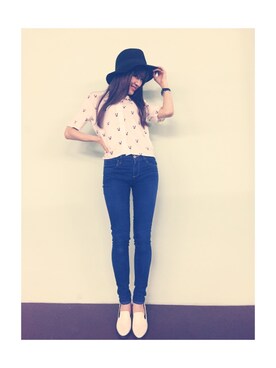 後藤夕貴さん(レディース・157cm)の夏コーディネート