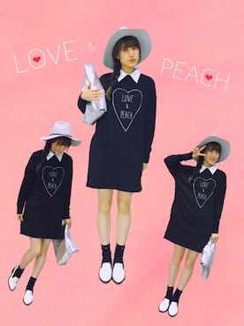 「PEACH JOHN（ピーチジョン）のアイテム（ワンピース/ドレス）」を使った、後藤夕貴さん（レディース・157cm）の秋コーディネート